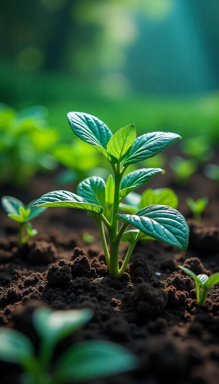 planta en suelos sanos&nbsp;