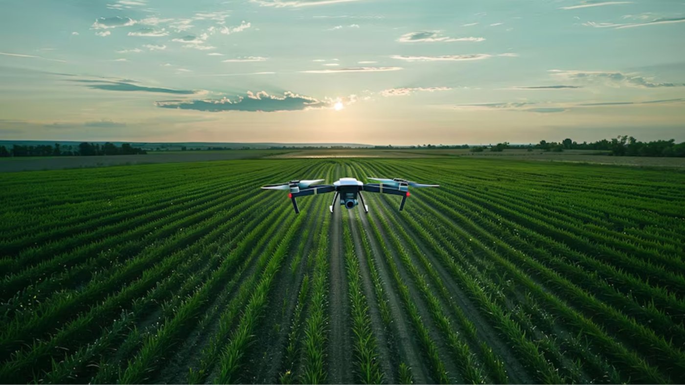 Aplicación de foliar con dron a predio&nbsp;