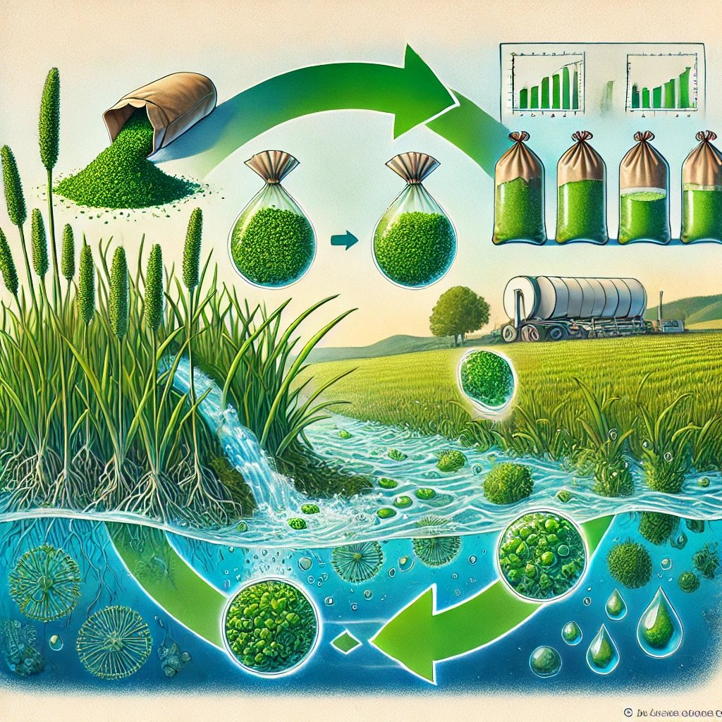 Proceso de transformación de polisacárido de algas verdes bioproi