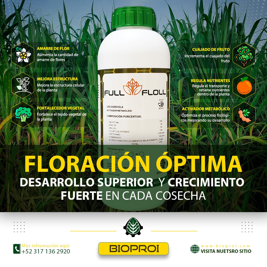 PRODUCTO QUE EVITA LA CAIDA DE LA FLOR Y FRUTO&nbsp;