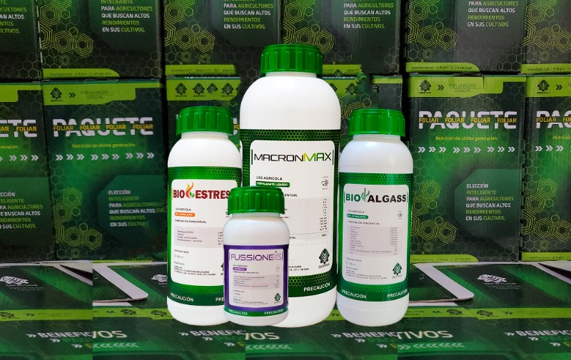 PAQUETE FOLIAR DE NUTRICIÓN PARA CAÑA Y MAIZ  de bioproi