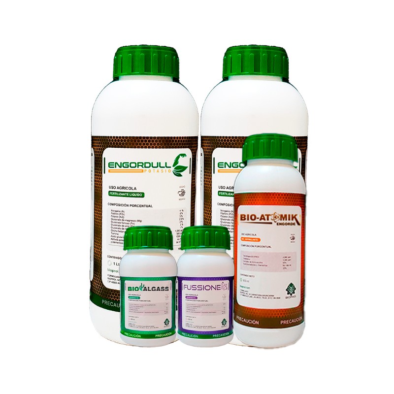 Producto Paquete Foliar 4 de Engorde para Cultivo de Jitomate de bioproi 