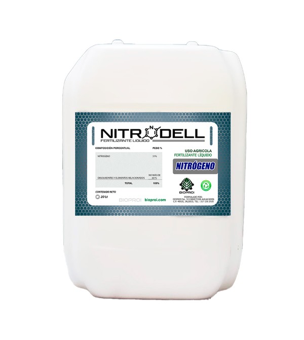 Producto NITRODELL de bioproi Fertilizante Liquido  