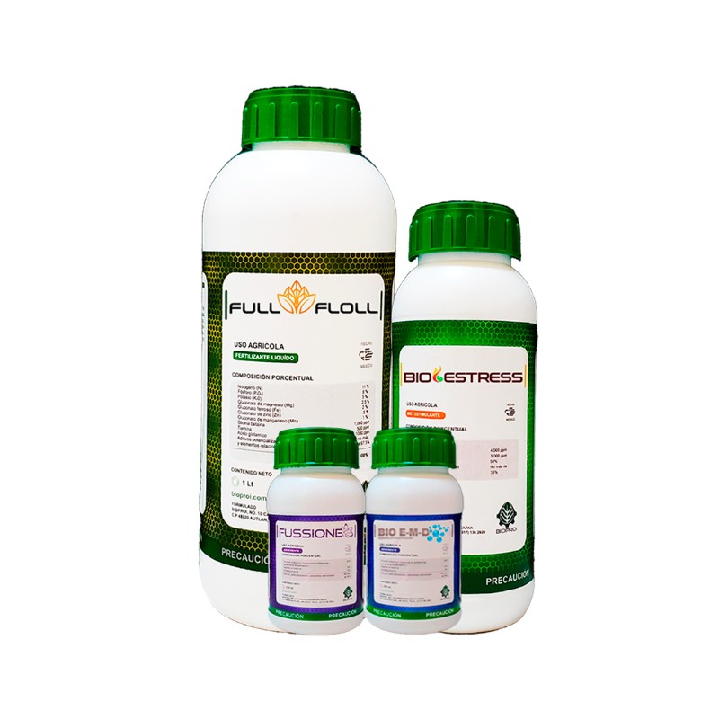 Producto Paquete Foliar 2 de Desarrollo para Cultivo de Jitomate de bioproi 