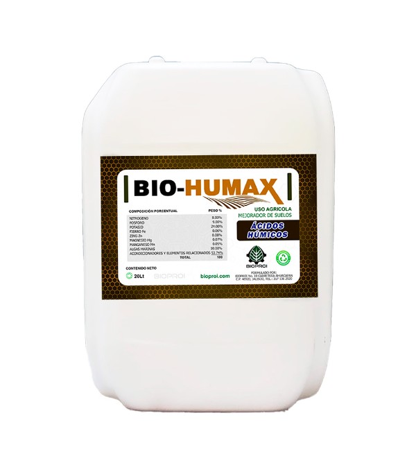 Producto BIO-HUMAX de bioproi Mejorador de suelos 