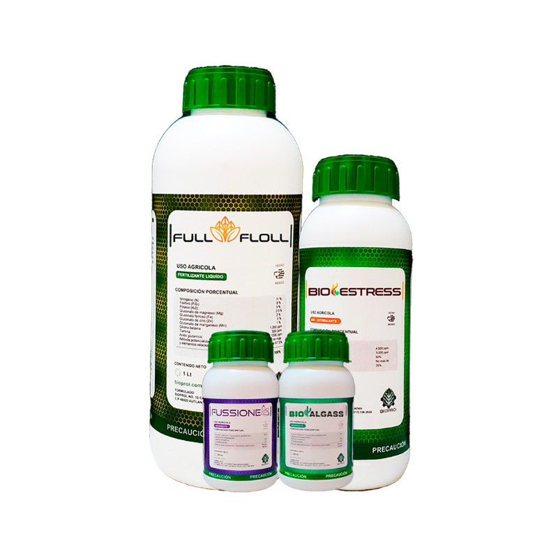Producto Paquete Foliar 3 de Floración para Cultivo de Jitomate de bioproi 